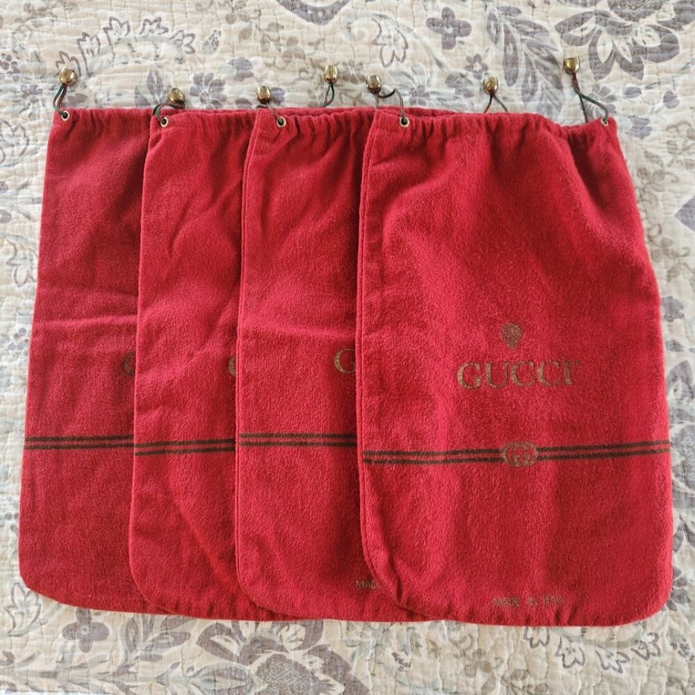 Vintage Gucci Dust Bags – Lot of 4